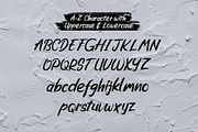 Rushport Handwritten Brush Font, a Script Font by Dawnside Graphic (Thumbnail 6 of 12)