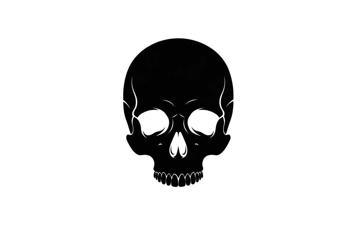 50 Skull Head Silhouette Vector Bund, an Illustration by Creativeshirt (Photo 6 of 51)