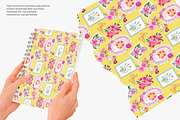 postage stamp seamless pattern, a Pattern Graphic by Pink Studio Art (Thumbnail 4 of 4)