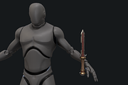 5 Fantasy Stylish Dagger -PBR-, an Object 3D Model by TFE Game Art (Thumbnail 16 of 16)