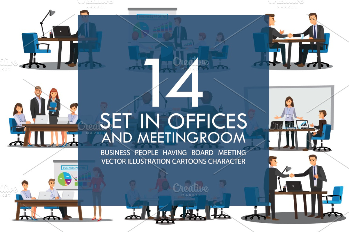 Business People office, a Person Illustration by iconerstock (Photo 2 of 10)