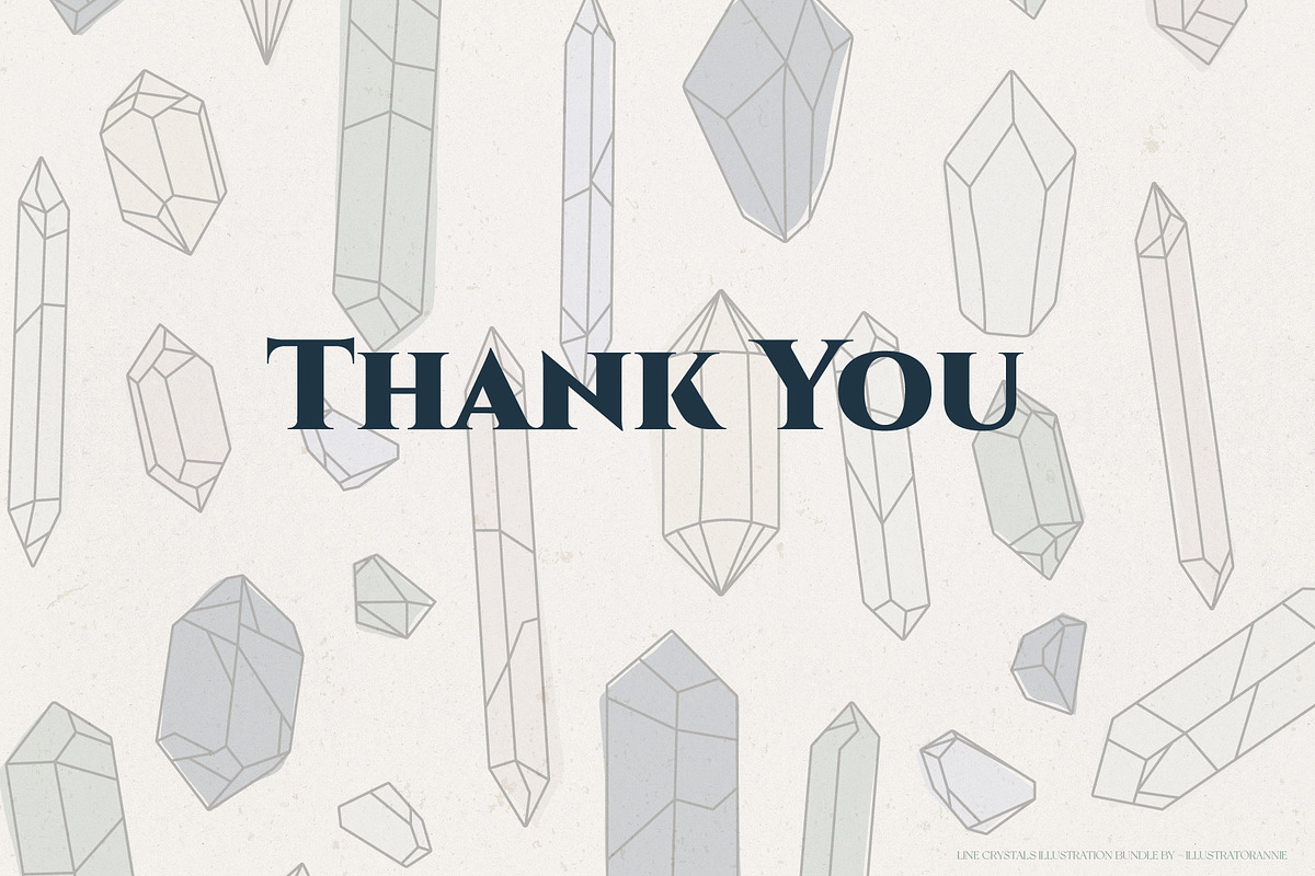 Line Crystals Clipart Bundle, an Object Graphic by IllustratorAnnie (Photo 7 of 7)