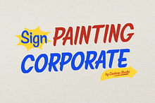 Sign Painting Corporate Font