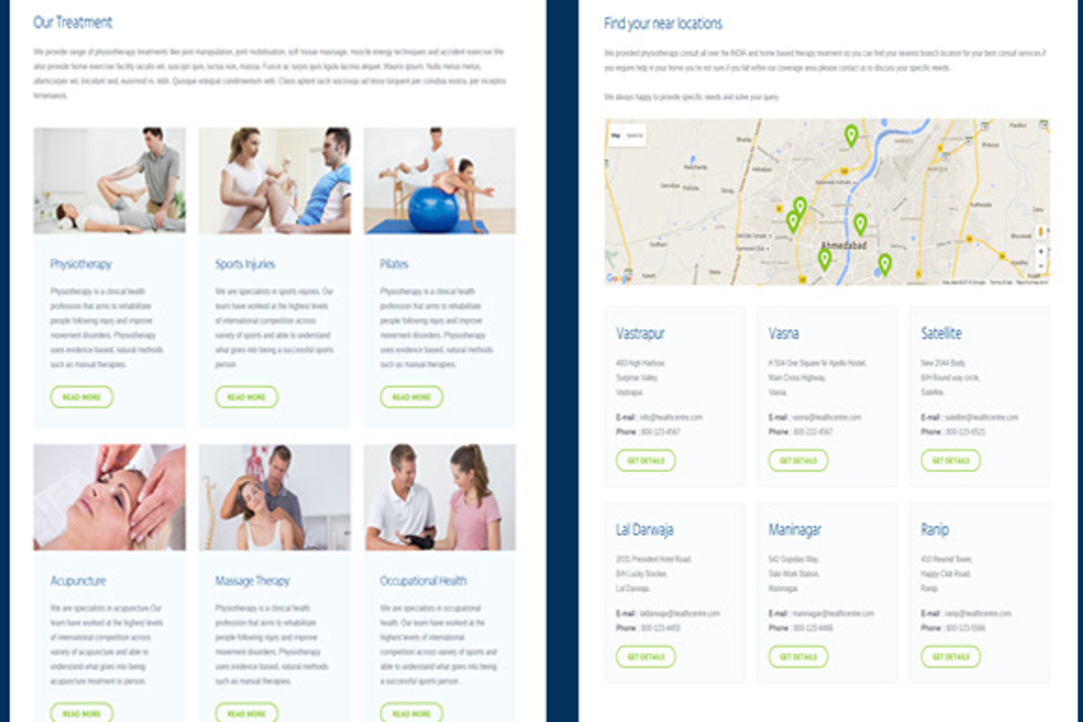 Pulse-Physiotherapy Medical WP Theme, a WordPress Template by TheGenius (Photo 2 of 3)