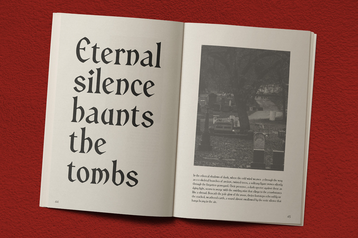 CS Grimore – Gothic Font, a Serif Font by Craft Supply Co. (Photo 8 of 8)