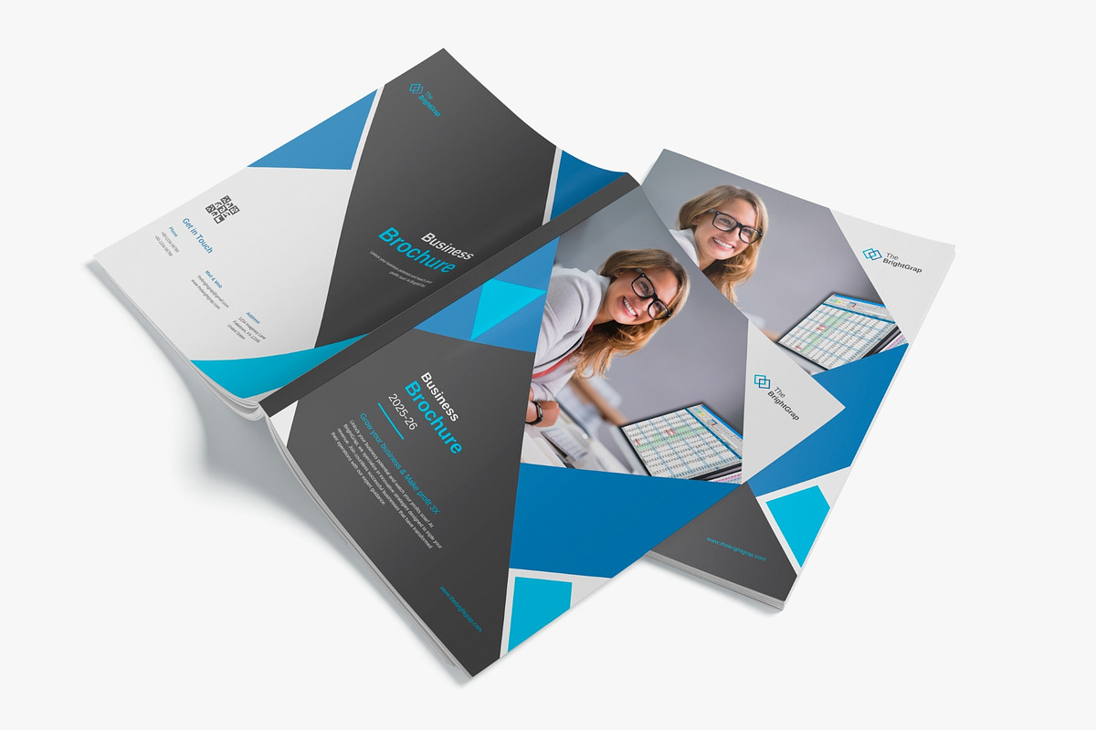 Company Profile Brochure Canva, a Brochure Template by TheBrightGrap (Photo 10 of 10)