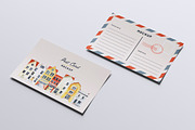 Postcard Mockup, an Advertising Mockup by Twins_studio926 (Thumbnail 3 of 5)