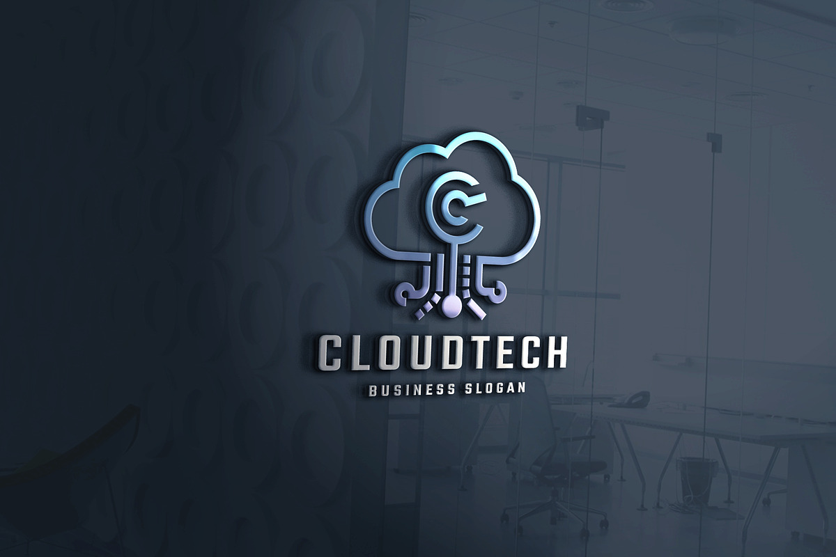 Data Cloud Tech Logo, a Branding & Logo Template by Design_Planet (Photo 2 of 7)