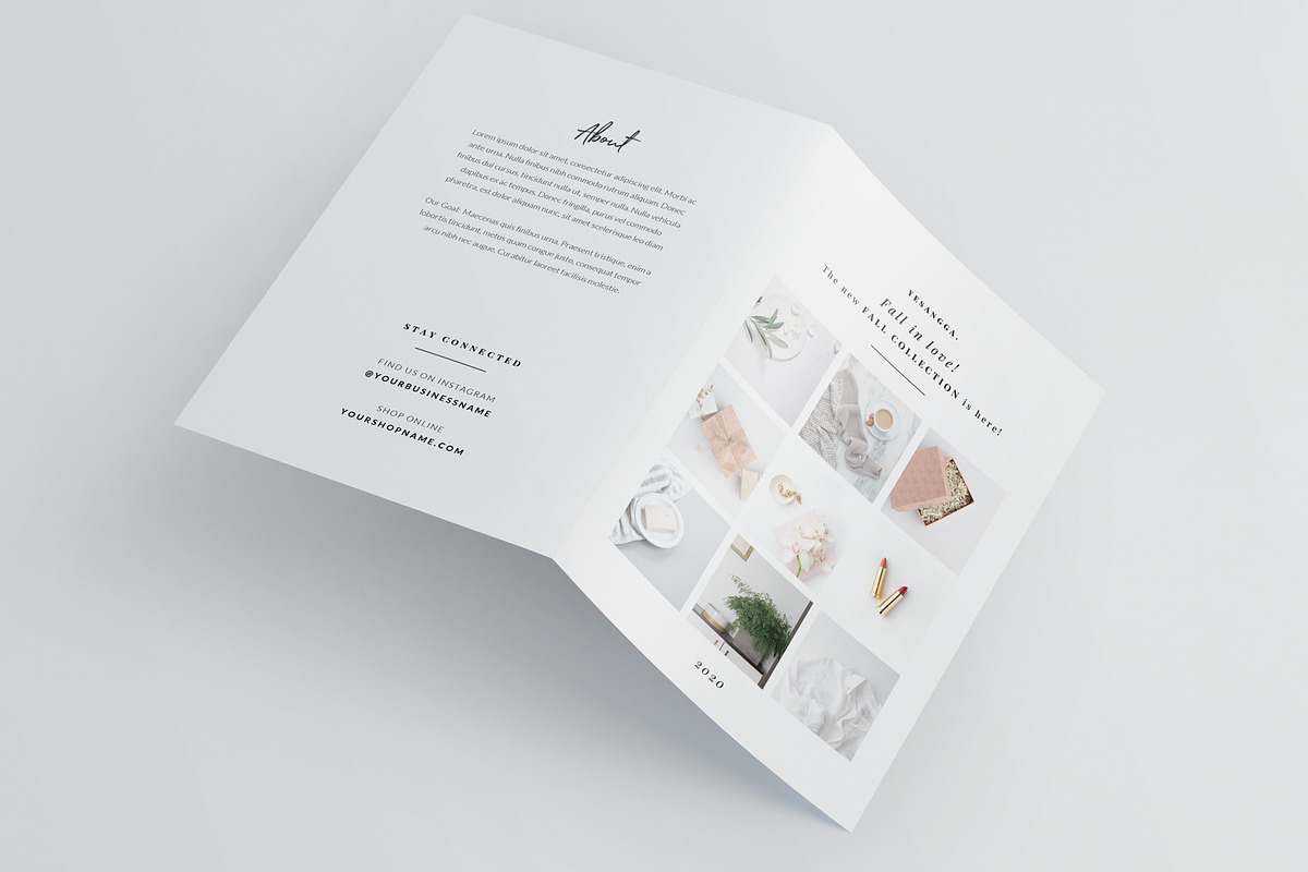 Bi-Fold Promotional Brochure PSD, a Brochure Template by By Stephanie Design (Photo 1 of 5)