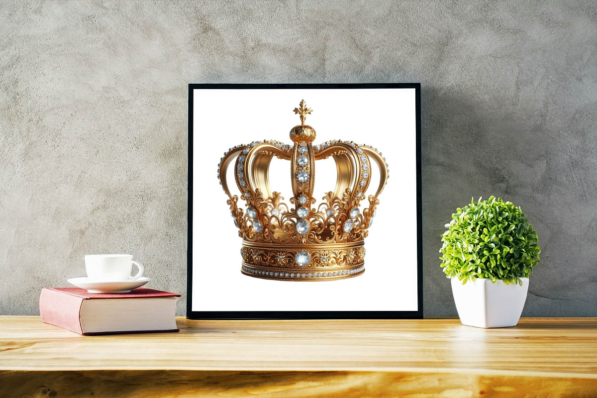Fairy Queen Crown Sublimation Clipa, an Illustration by SVGArt (Photo 5 of 7)