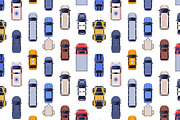 Cars top view, seamless patterns, a Pattern Graphic by Good Studio (Thumbnail 2 of 6)
