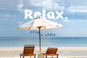 Bayfront - A Beachy Marker Font, a Sans Serif Font by Parker Creative (Thumbnail 3 of 8)