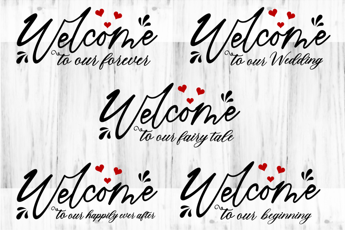 Wedding Sign SVG Bundle, Farmhouse, an Object Graphic by D2PUTRI (Photo 2 of 12)
