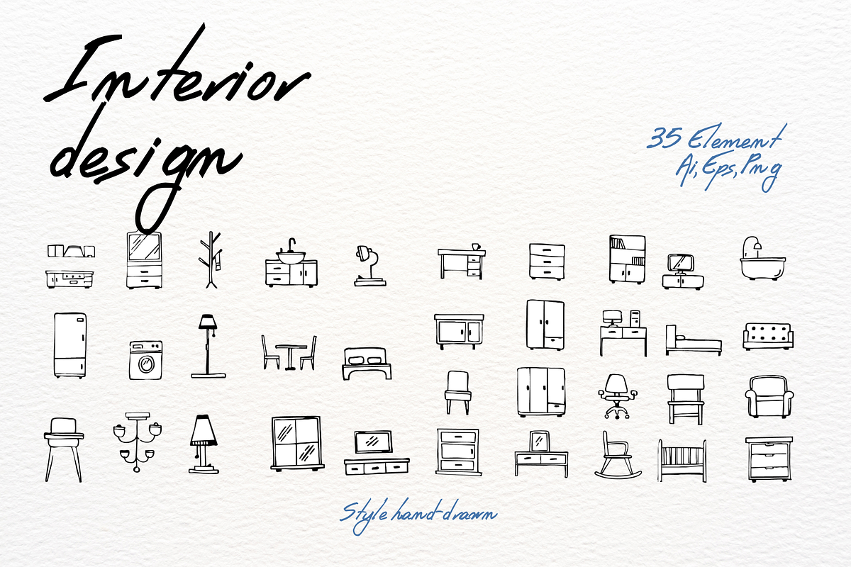 Interior design illustrations, a Decorative Illustration by paperinsun (Photo 3 of 5)