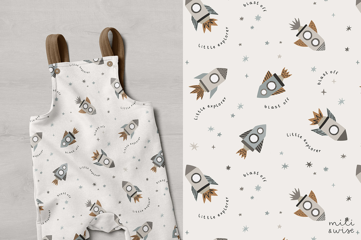 Space Explorer Pattern Collection, a Pattern Graphic by Point and Poem (Photo 3 of 6)