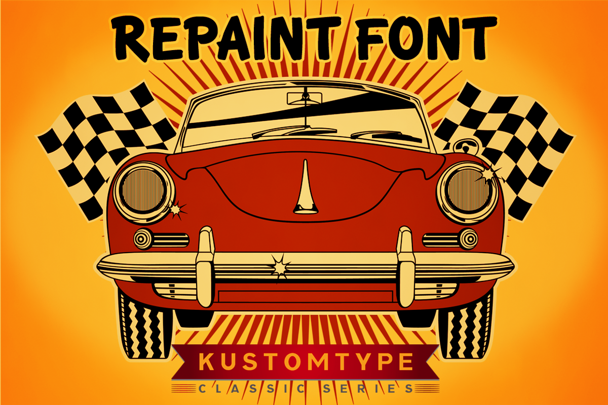 Intro Sale | Repaint & Repair Font preview 2