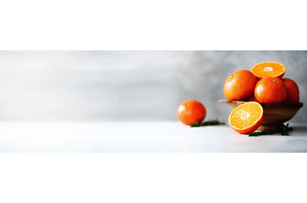 Orange tangerines, mandarins, a Food & Drink Photo by Enjoy Photo