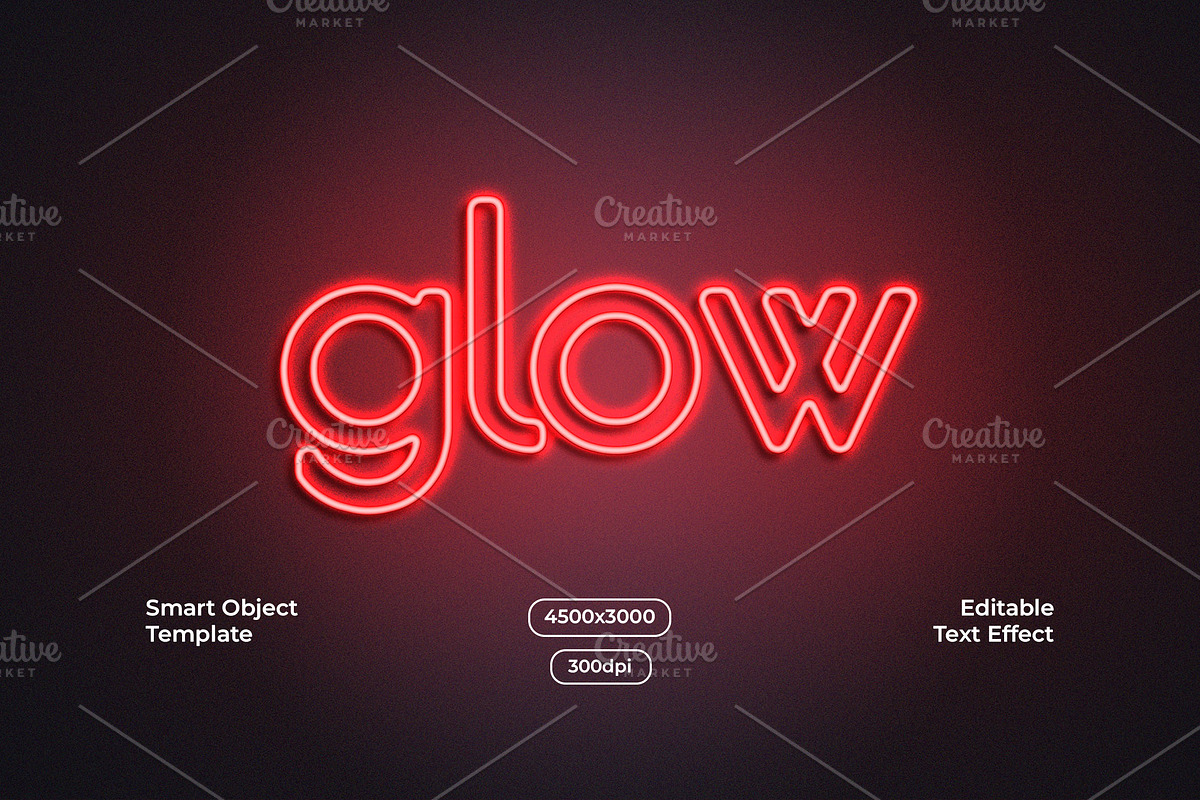 Neon Text Effect, a Layer Style Add-On by alexdndz (Photo 1 of 2)