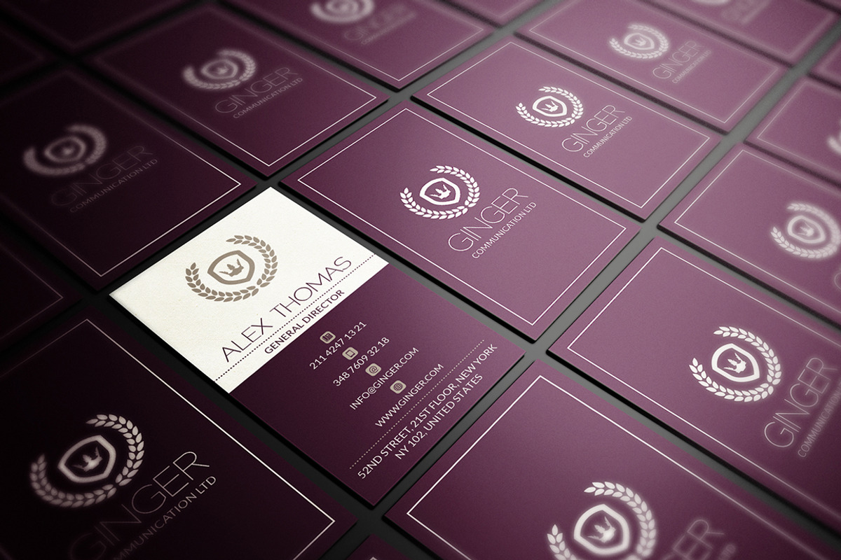 Elegant Business Card, a Business Card Template by Marvel (Photo 4 of 6)