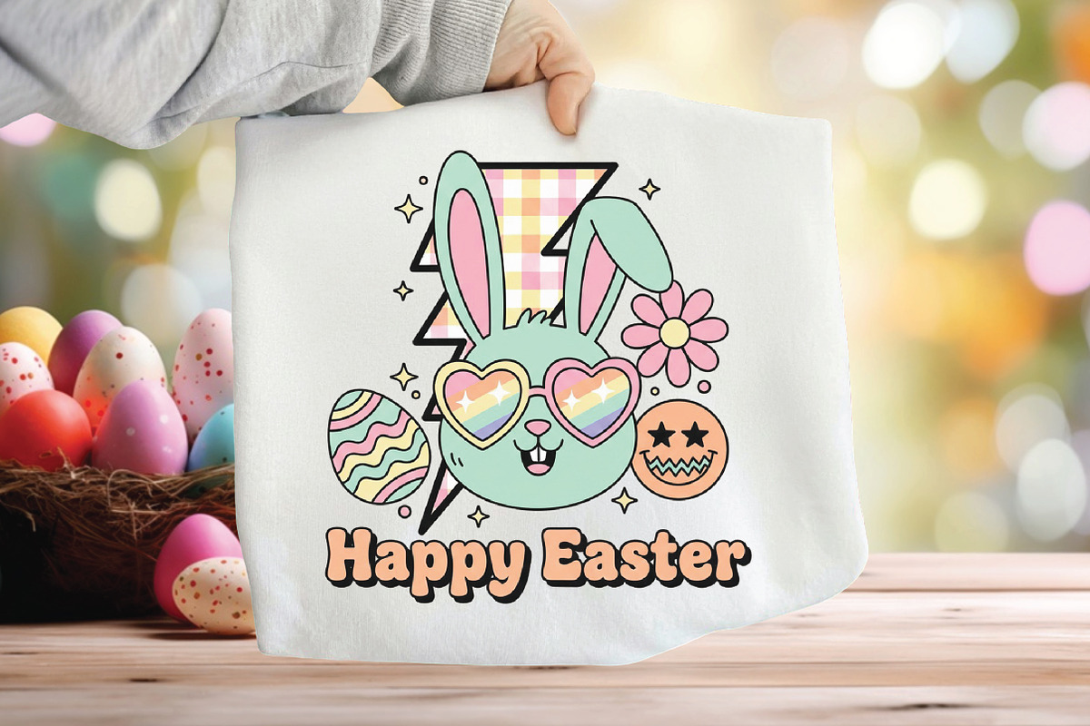 Happy Easter PNG, an Illustration by CraftArtStudio (Photo 1 of 4)