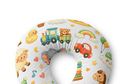 Cute Kids Seamless Pattern, a Pattern Graphic by elfy creative (Thumbnail 7 of 7)