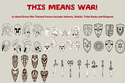 This Means War! 41 War Theme Vectors, an Object Graphic by FanExtra (Thumbnail 1 of 2)
