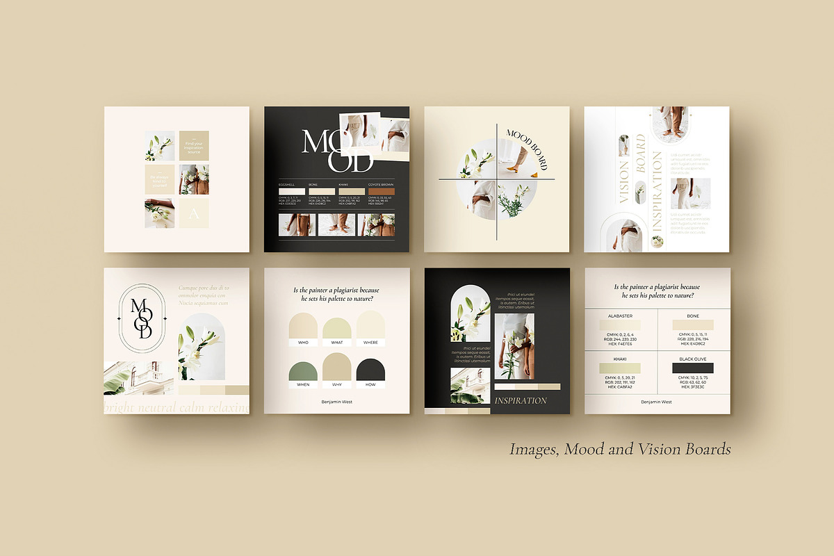 Instagram Feed Templates for Coaches, a Social Media Template by Mirazz (Photo 7 of 29)