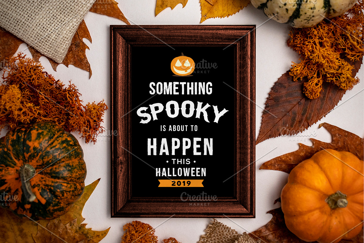 Halloween mockup pack, a Product Mockup by Scredeck (Photo 6 of 7)