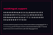 Gunec | Futuristic Font, a Serif Font by twinstd (Thumbnail 12 of 13)