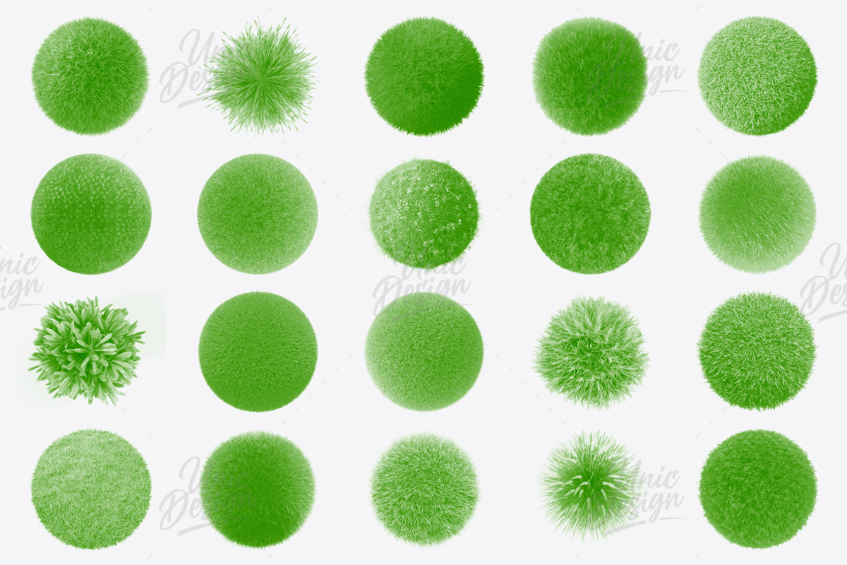 Grass Photoshop Brushes, a Brush Add-On by UnicDesign (Photo 3 of 4)
