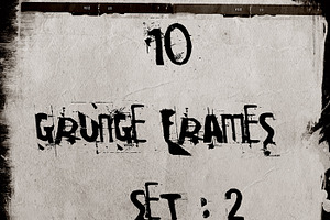 10 High Res Grunge Frames