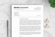 Resume/CV - The Bryan, a Resume Template by CreativeLandStudio (Thumbnail 6 of 9)