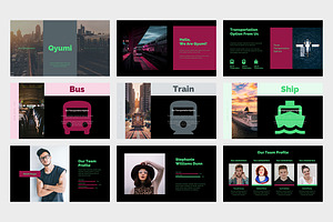 Qyumi : Transportation Google Slides