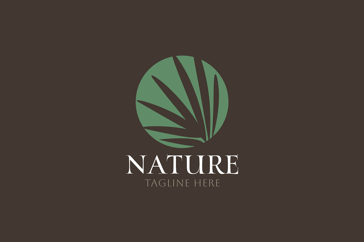 Nature Tropical Leaf Silhouette Logo, a Branding & Logo Template by Signatoro (Photo 3 of 3)