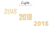 Gold confetti overlays, a Background Graphic by Max Letters (Thumbnail 8 of 8)