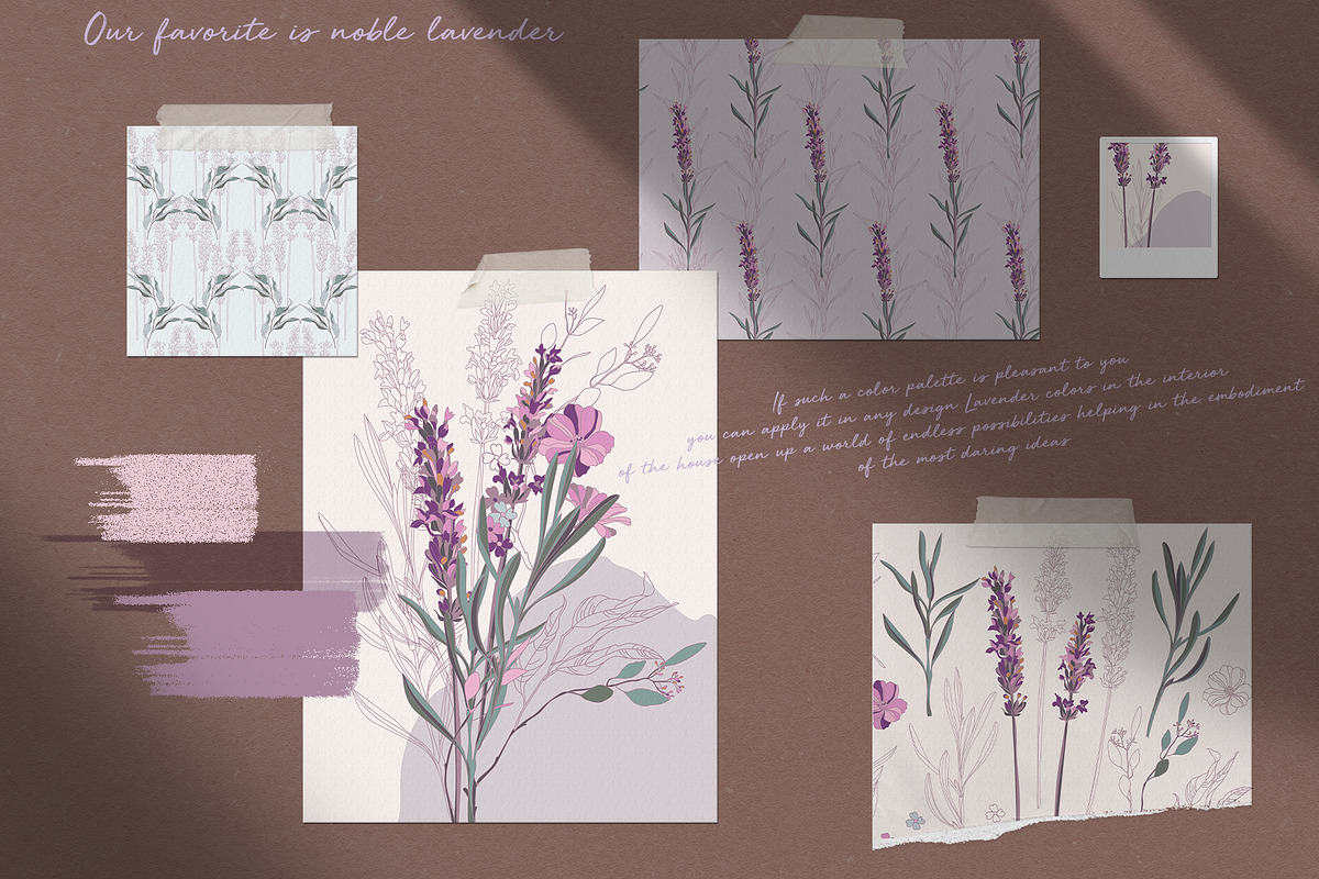 Noble lavender, a Decorative Illustration by LanaDzi (Photo 3 of 10)