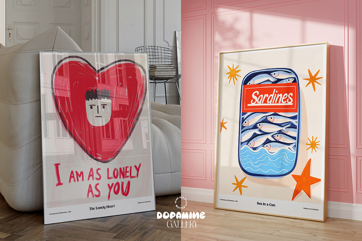 Dopamine Gallery Bundle 2, a Graphic by Wall Art Print Studio (Photo 8 of 38)