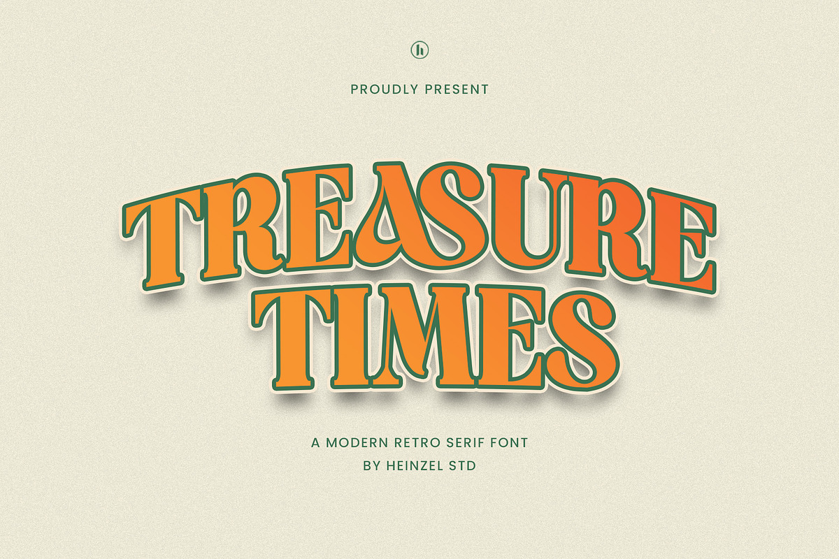 Treasure Times Bold Retro Serif Font, a Serif Font by Heinzel Std (Photo 12 of 12)