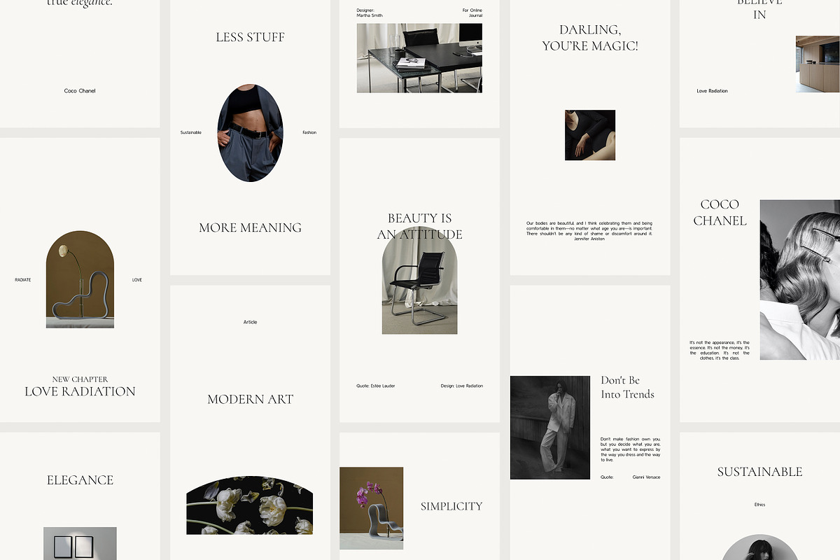 CANVA PS Instagram Templates Posts, a Social Media Template by Love Radiation Studio (Photo 12 of 16)