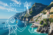 Summer Mediterranean, an Object Graphic by Watercolor dreams (Thumbnail 13 of 13)