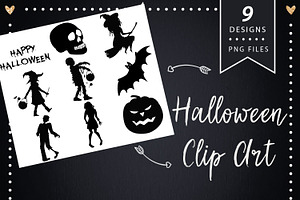 Halloween Silhouette Clipart