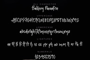 Bakery Paradise Handwritten Font, a Script Font by Vera Holera (Thumbnail 4 of 6)