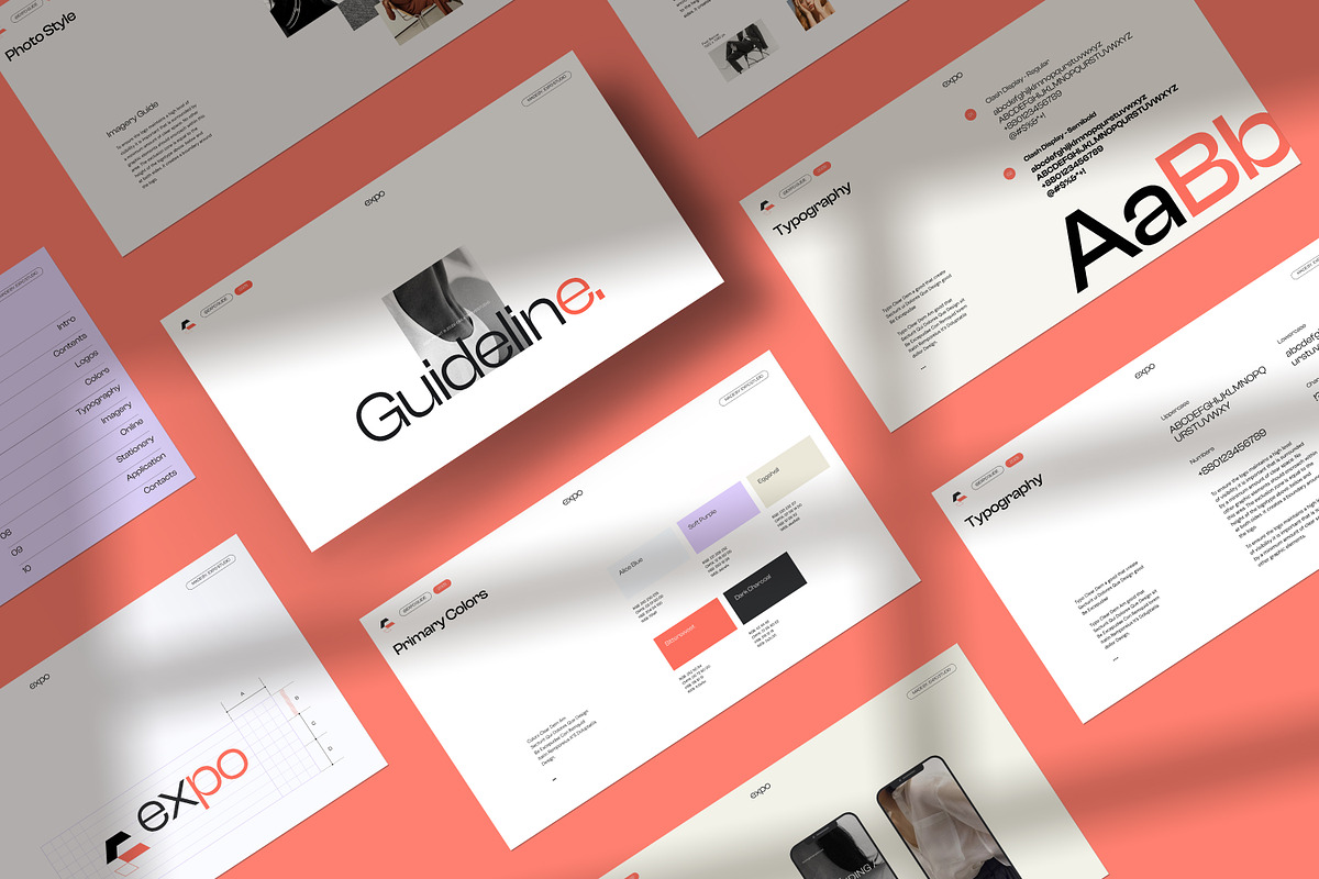 Expo | Brand Guidelines, a Presentation Template by creathrivestudio (Photo 11 of 13)