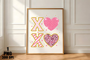 Glitter XOXO Valentine’s Day PNG, an Illustration by Daily.Designs (Thumbnail 2 of 5)