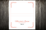 Wedding Place Card Template, a Stationery Template by retrographix (Thumbnail 1 of 2)