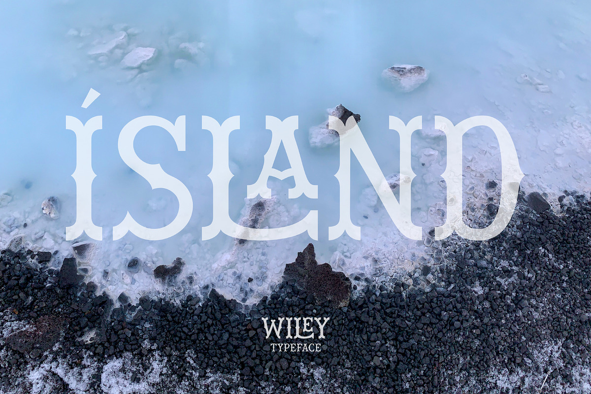 Wiley Decorative Latin & Greek Font, a Slab Serif Font by Molly Suber Thorpe (Photo 8 of 16)