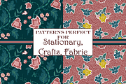 Crewelwork Patterns Jacobean Style, a Pattern Graphic by RachelStudio (Thumbnail 5 of 10)