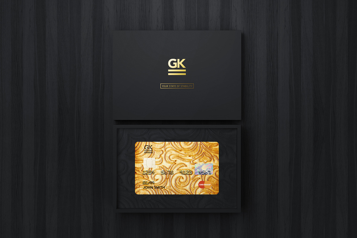 Bank / Credit / Gift card, a Product Mockup by GK Creative (Photo 1 of 8)