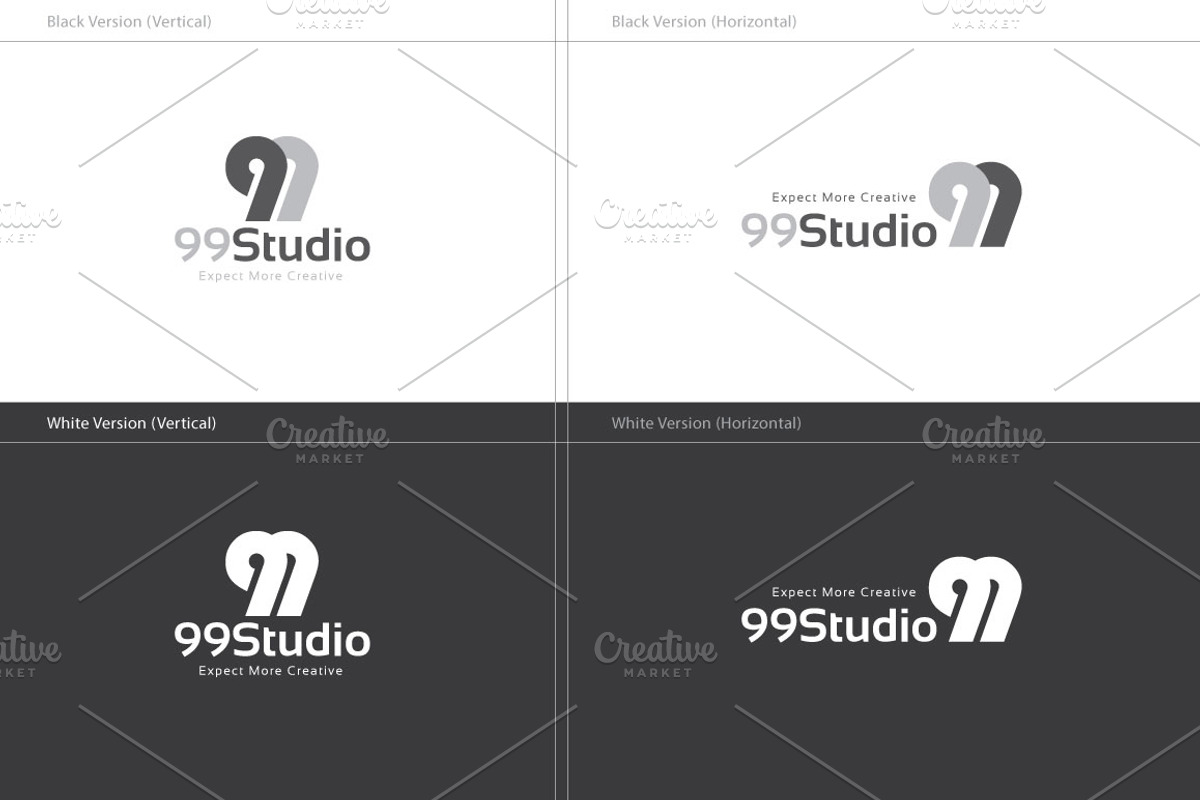 99 Studio Logo, a Branding & Logo Template by ArtFusion (Photo 5 of 5)