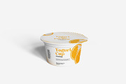 Yogurt Cup Mockup, a Cups & Container Mockup by bimockup (Thumbnail 2 of 6)